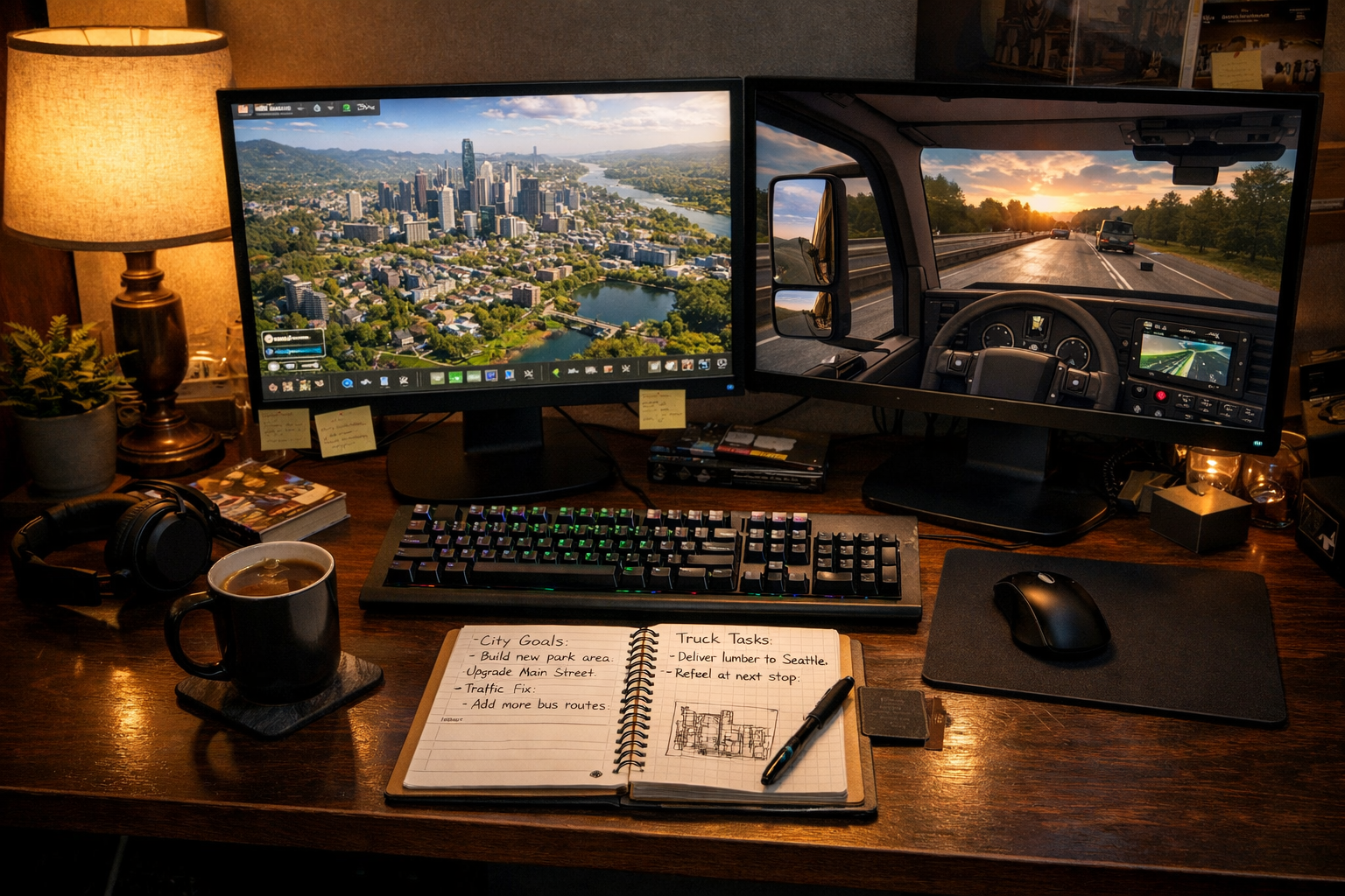 Simulasyon Masasi editoryal calisma alani