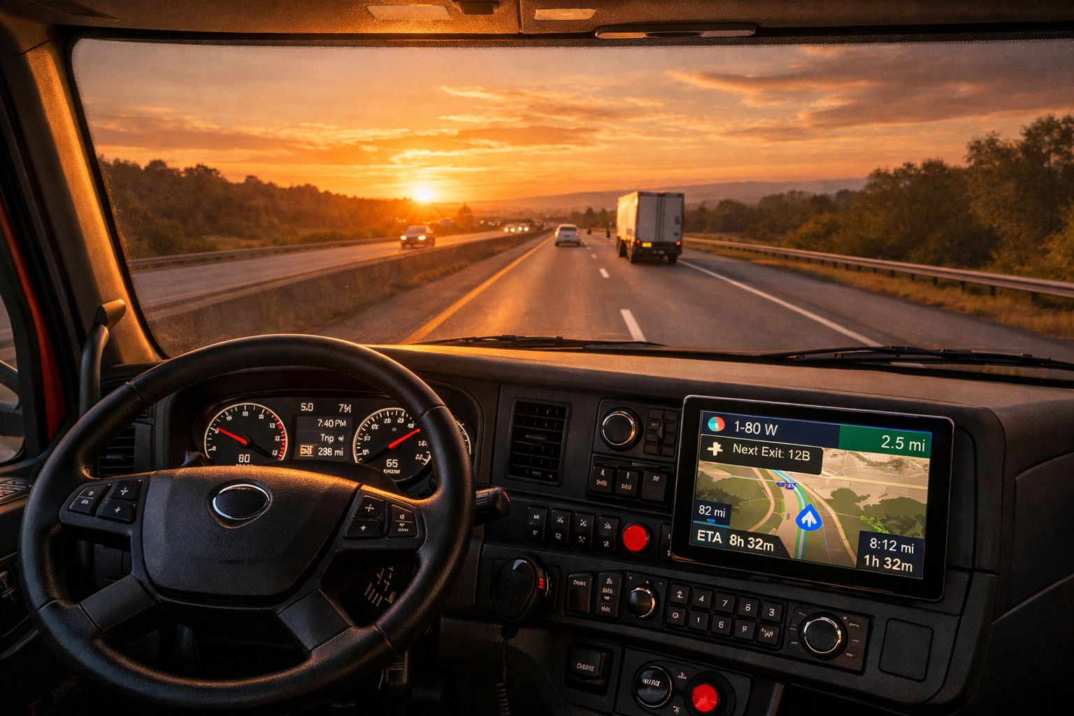 Euro Truck Simulator 2 kamyon kabini