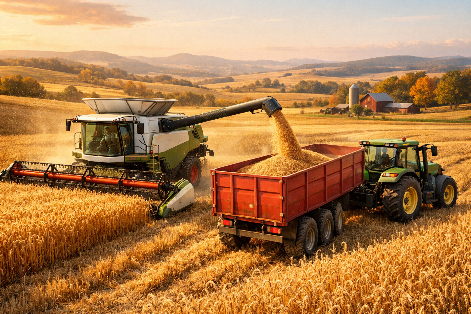 Farming Simulator hasat gorunumu