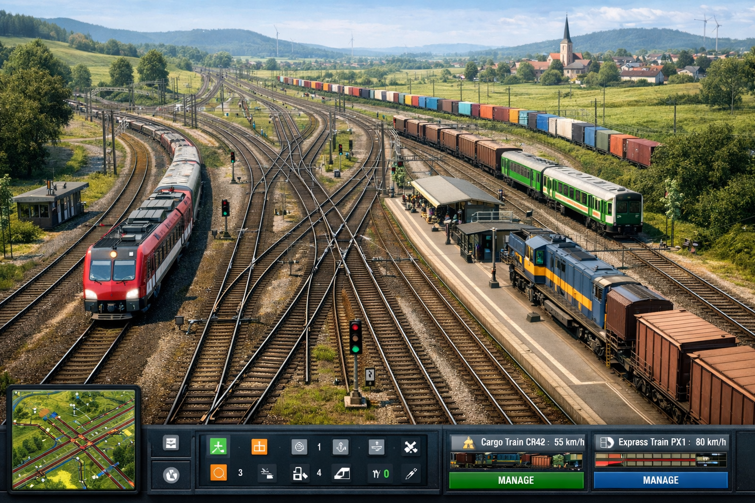 Transport Fever demiryolu agi