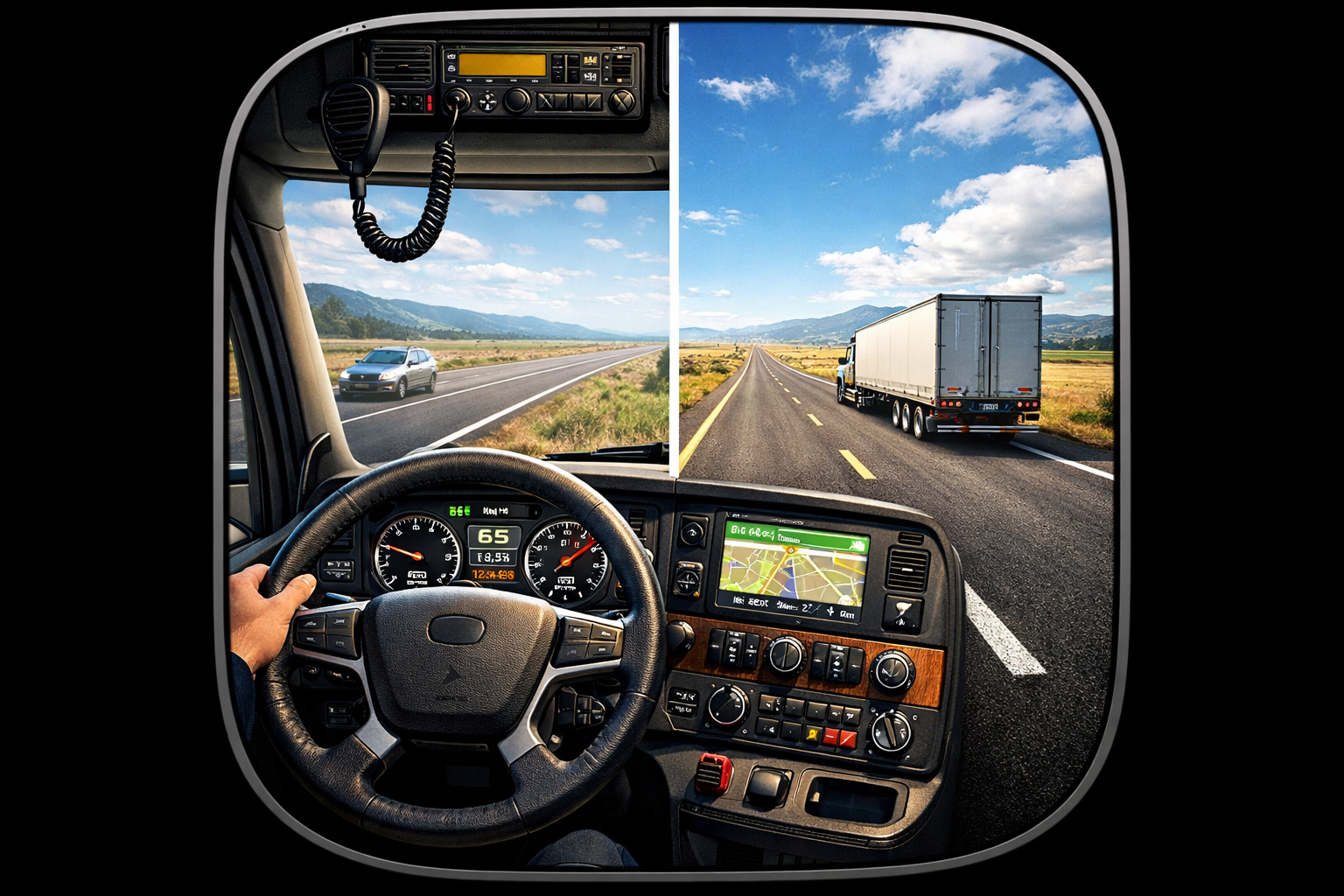 Arac simulasyonu gorunumu